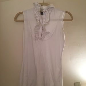 Elizabeth Daniel white blouse